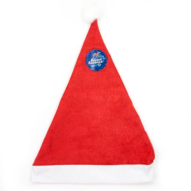 Колпак Новогодний, маленький, Красный, 1 шт. Колпак Новогодний, маленький, Красный, 1 шт.