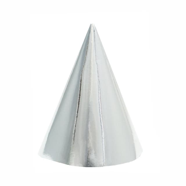 Колпаки фольгированные Серебро / набор 6 шт. / Колпаки фольгированные Серебро / набор 6 шт. /