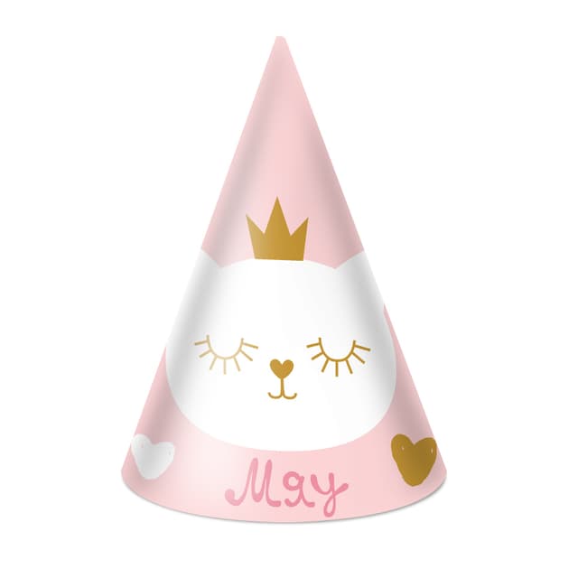 Колпаки, Котенок Принцесса, 6 шт. в упак. Колпаки, Котенок Принцесса, 6 шт. в упак.