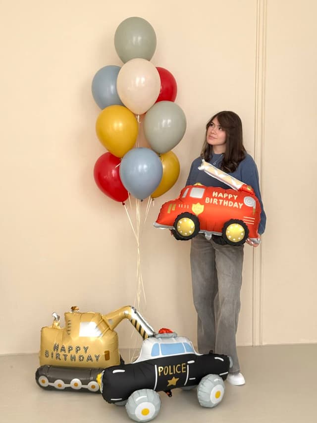 Композиция из шаров «Авто транспорт» Композиция из шаров «Авто транспорт»