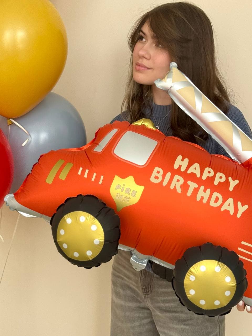 Композиция из шаров «Авто транспорт»