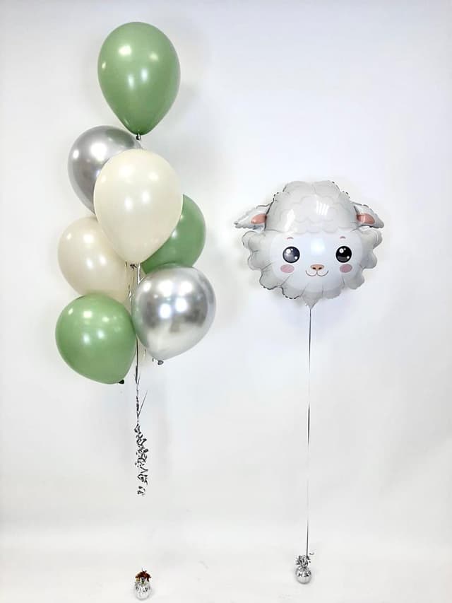 Композиция из шаров "Барашек" Композиция из шаров "Барашек"