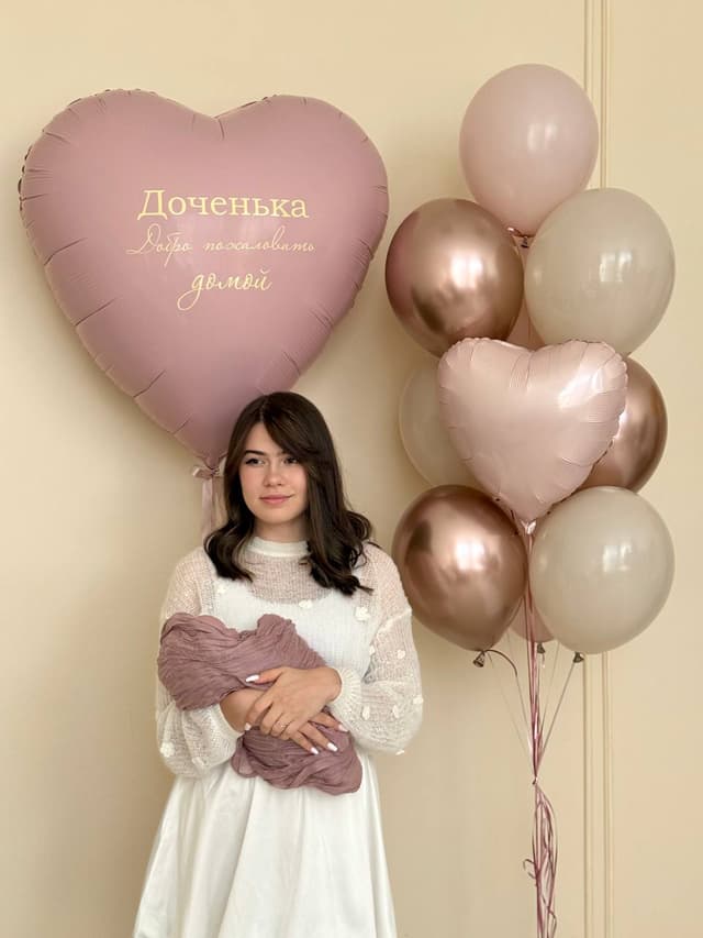 Композиция из шаров «Для дочки» Композиция из шаров «Для дочки»