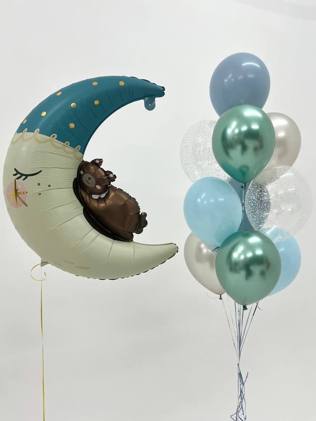 Композиция из шаров «Глазки закрывай» Композиция из шаров «Глазки закрывай»