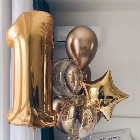 Композиция из шаров «Gold» Композиция из шаров «Gold»