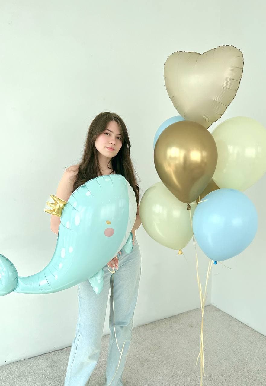 Композиция из шаров «Китенок»