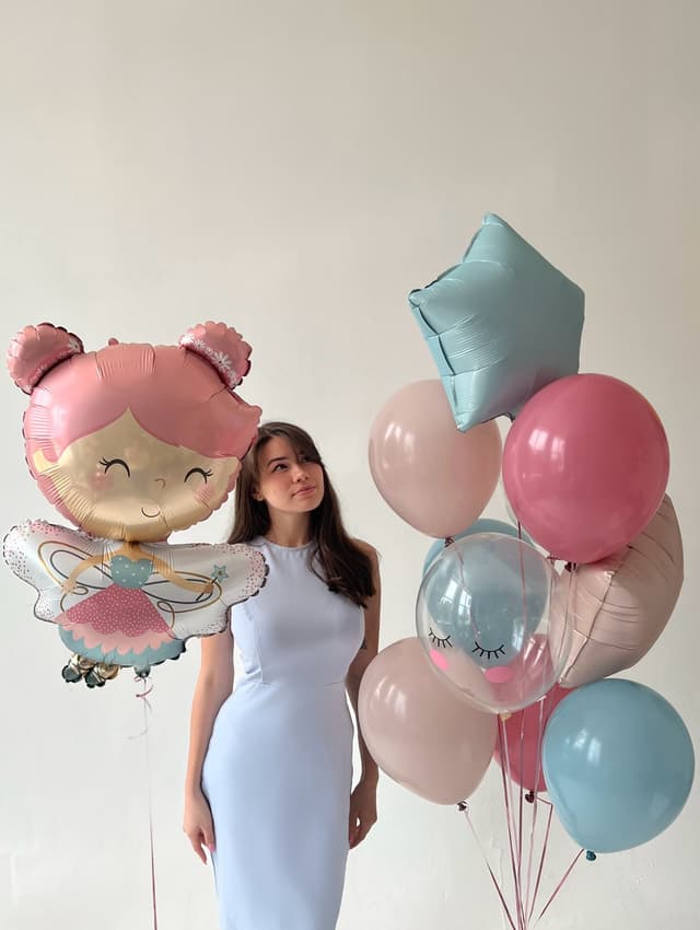 Композиция из шаров «Маленькая Фея» Композиция из шаров «Маленькая Фея»