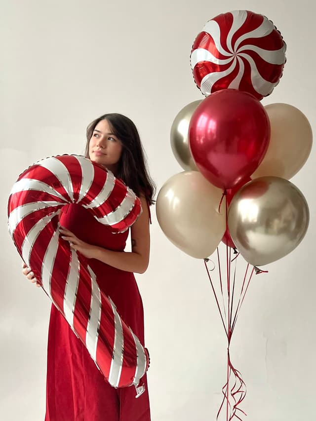 Композиция из шаров «Red candy» Композиция из шаров «Red candy»