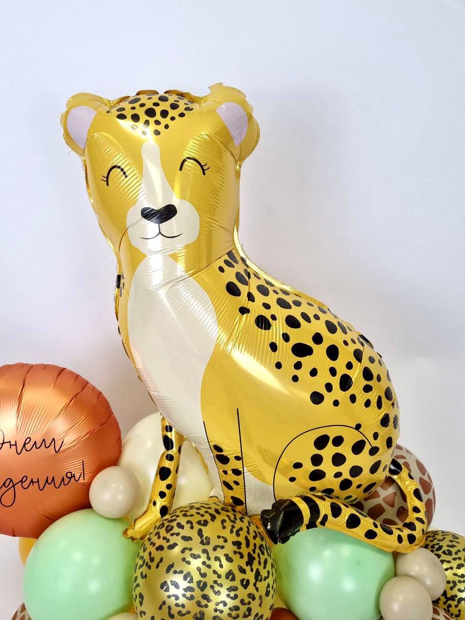 Композиция из шаров с воздухом «Джунгли зовут!»