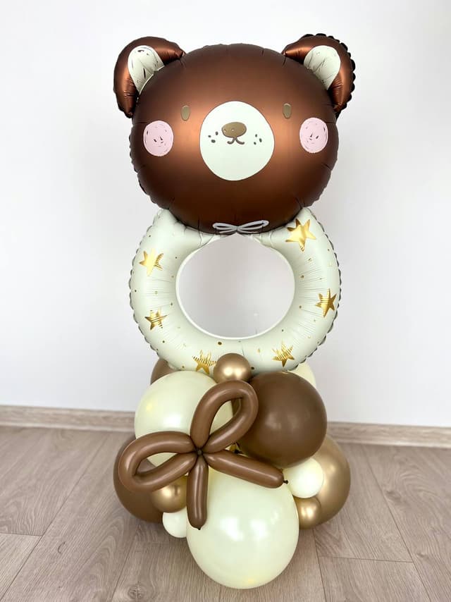 Композиция из шаров с воздухом «Мишка» Композиция из шаров с воздухом «Мишка»