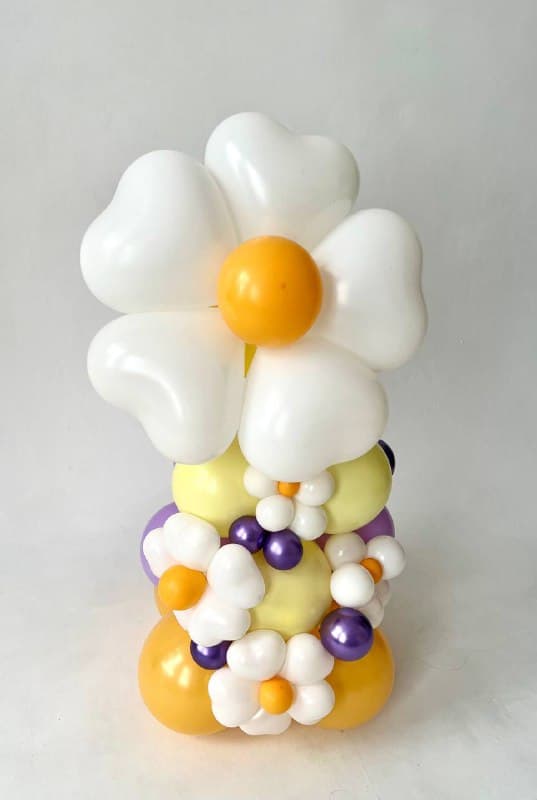 Композиция из шаров с воздухом «Ромашка, Мой любимый цветок» Композиция из шаров с воздухом «Ромашка, Мой любимый цветок»