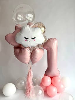 Композиция из шаров с воздухом «Заоблачная»