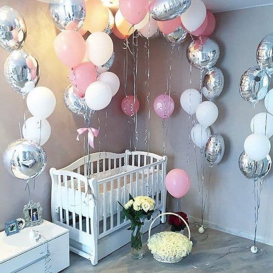 Композиция "Добро пожаловать домой, малышка (на выписку девочки)" Композиция "Добро пожаловать домой, малышка (на выписку девочки)"