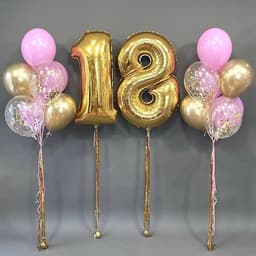 Композиция из шаров "18-летие"