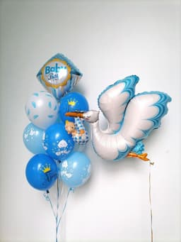 Композиция из шаров "Аист"