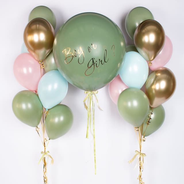 Композиция из шаров «Гендер Эвкалипт» Композиция из шаров «Гендер Эвкалипт»