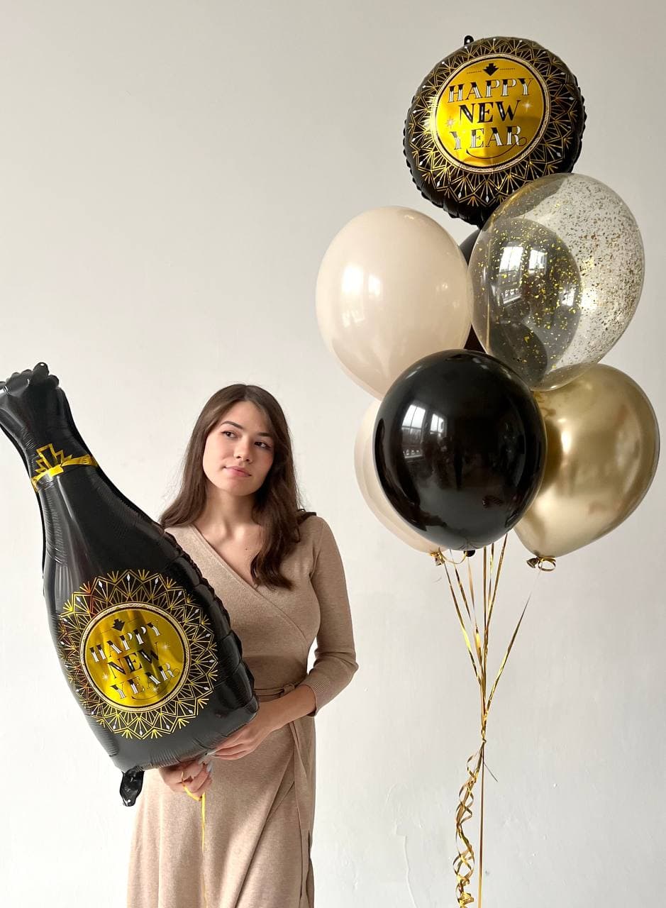 Композиция из шаров «Happy New Year»