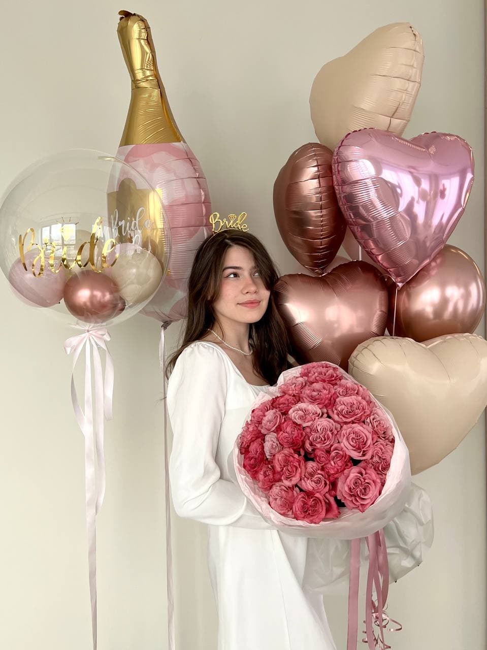 Композиция из шаров «Игристое. Девичник»