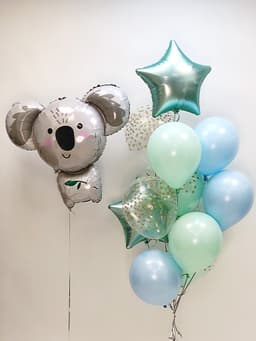 Композиция из шаров "Куала и звезда"