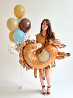 Композиция из шаров «Маленькая лошадка»