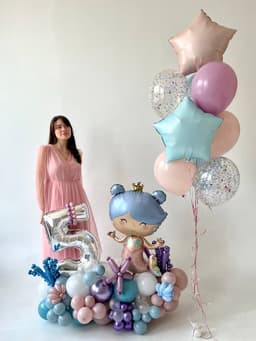 Композиция из шаров «Маленькая русалочка»