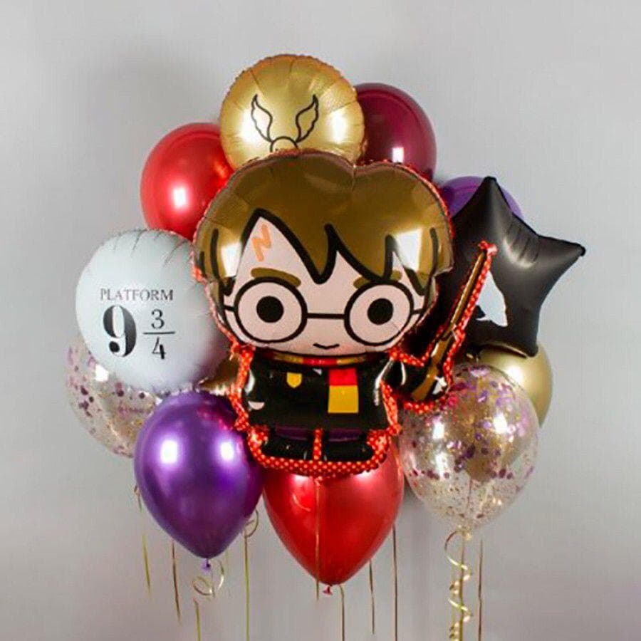 Композиция из шаров на грузах "Гарри Поттер"