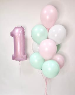 Композиция из шаров "Нежный"