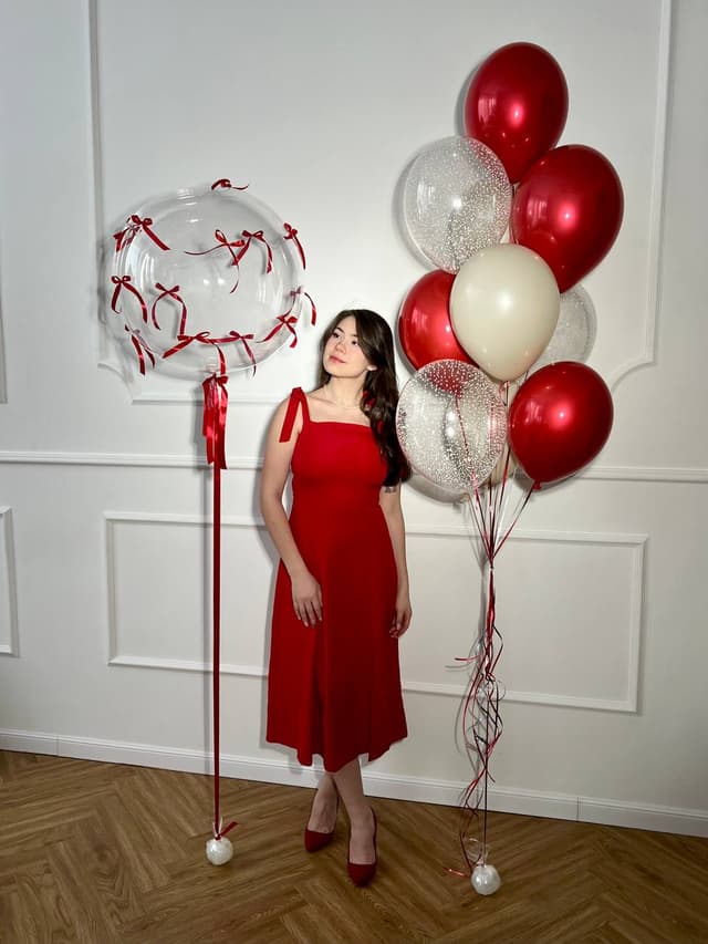 Композиция из шаров « Red Bow» Композиция из шаров « Red Bow»