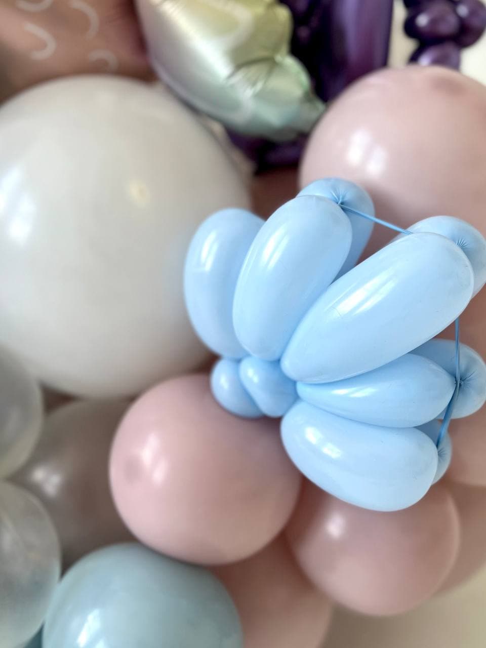 Композиция из шаров с воздухом «Маленькая Русалочка»