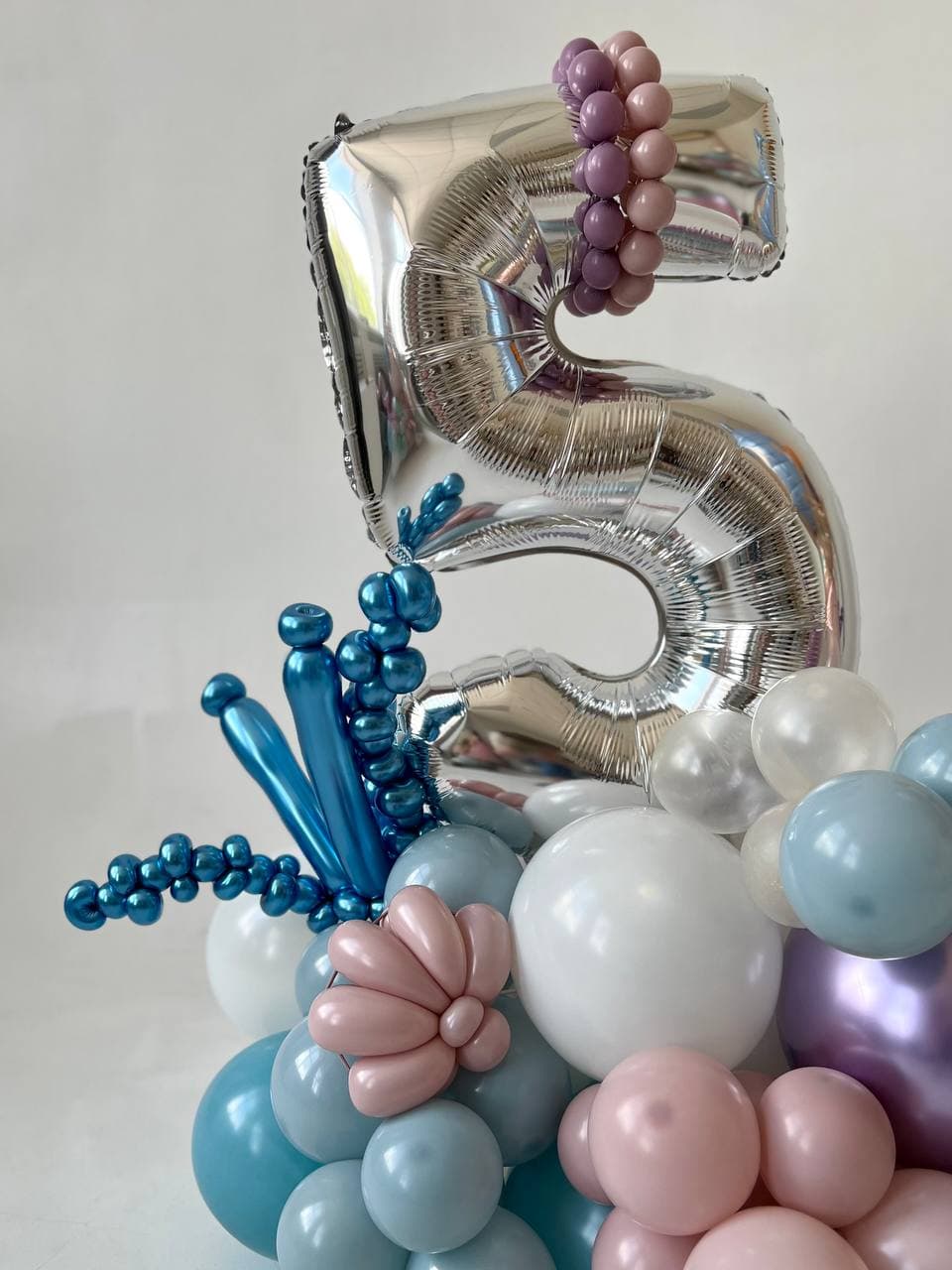 Композиция из шаров с воздухом «Маленькая Русалочка»