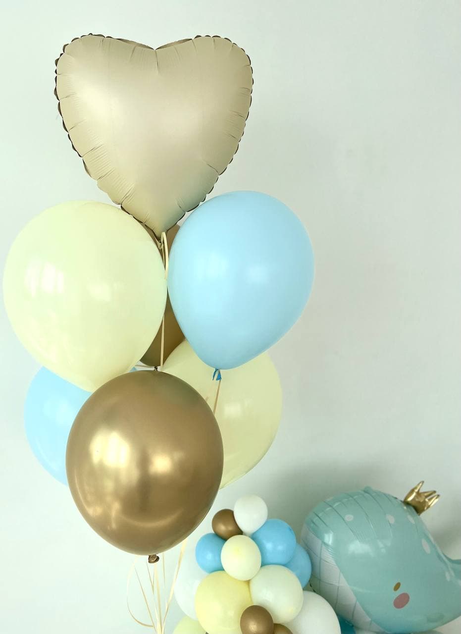 Композиция из шаров с воздухом «Маленький принц»