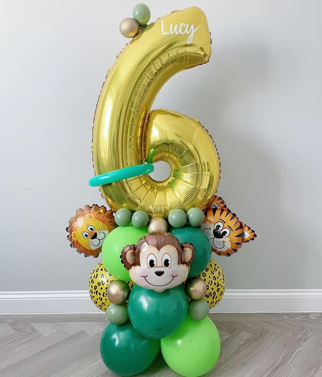 Композиция из шаров с воздухом "Сафари" Композиция из шаров с воздухом "Сафари"