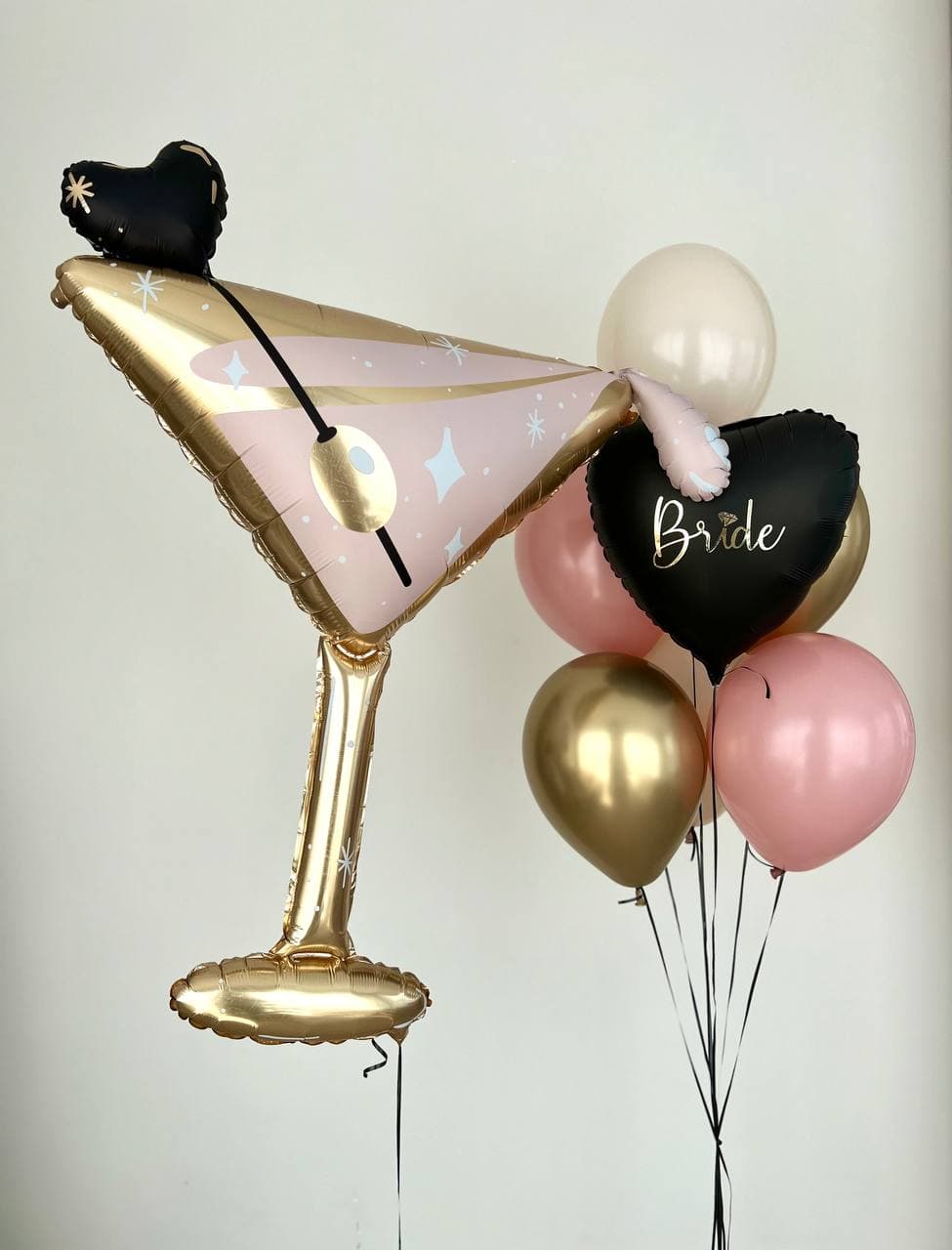 Композиция из шаров с воздухом «Супер-Девичник»