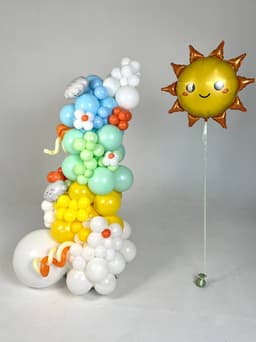 Композиция из шаров «Светит солнышко»