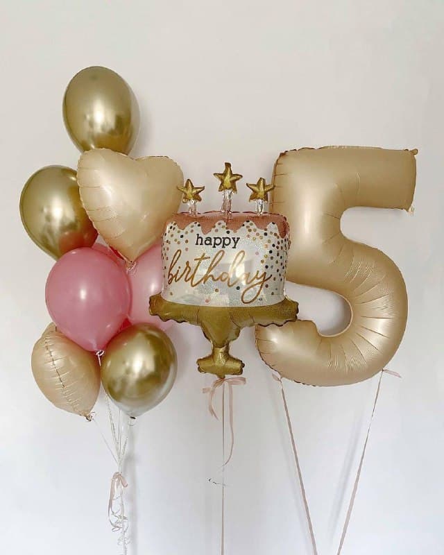 Композиция из шаров "Тортик"