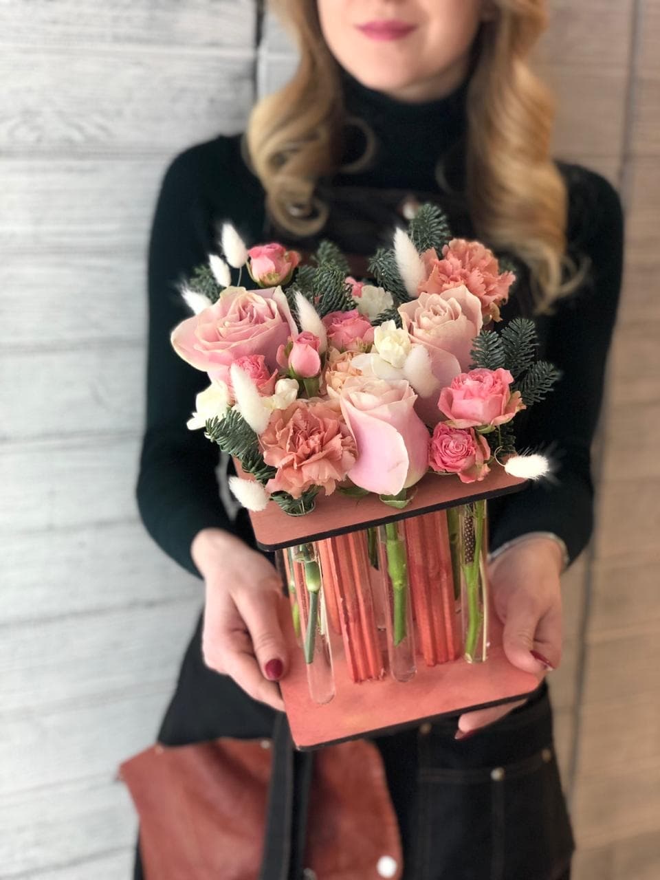 Композиция в пробирках "Мон Амур"