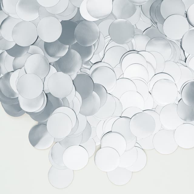 Конфетти круглое серебро хром 1 см., 1 гр. Конфетти круглое серебро хром 1 см., 1 гр.