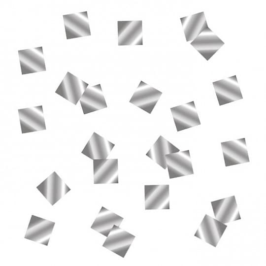 Конфетти квадратное серебро 1 гр