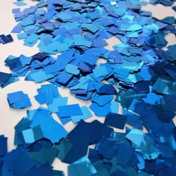 Конфетти квадратное синее 1 гр