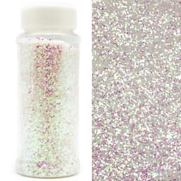 Конфетти шестигранное белое, голография 1 гр