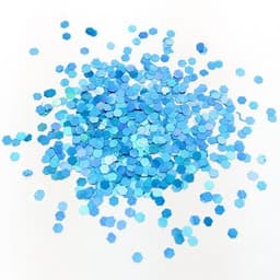 Конфетти шестигранное голубое 1 гр