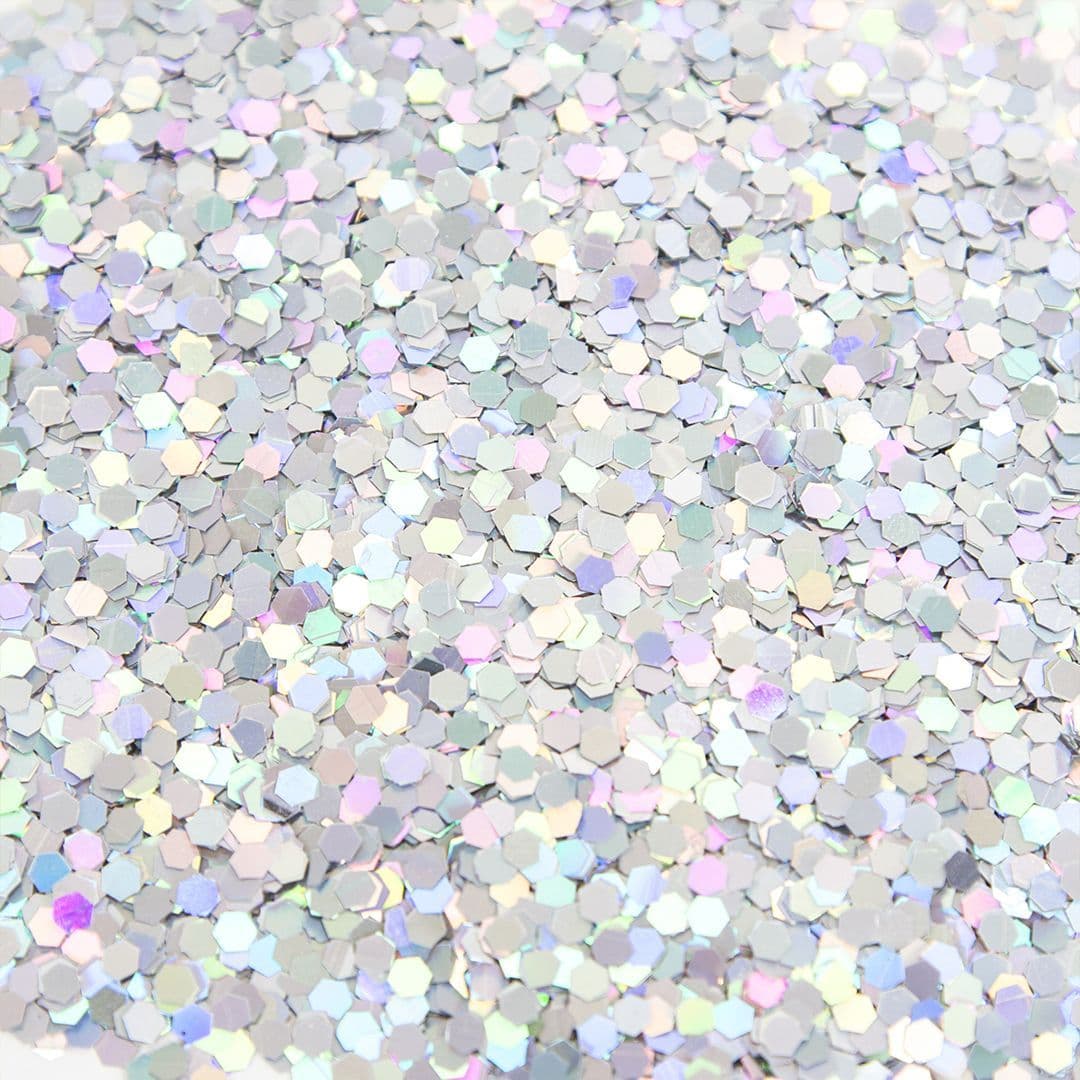 Конфетти шестигранное серебро голография 1 гр