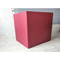 Коробка для шаров бордовая 60*60*h60см