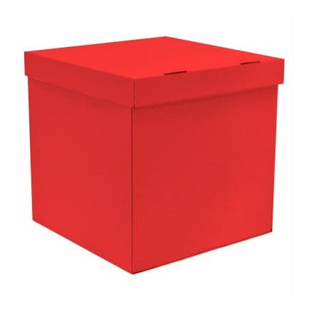 Коробка для шаров красная 60*60*60см Коробка для шаров красная 60*60*60см