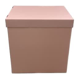 Коробка для шаров пудровая 60*60*60см