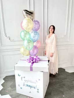 Коробка сюрприз "Бабочки нежные"