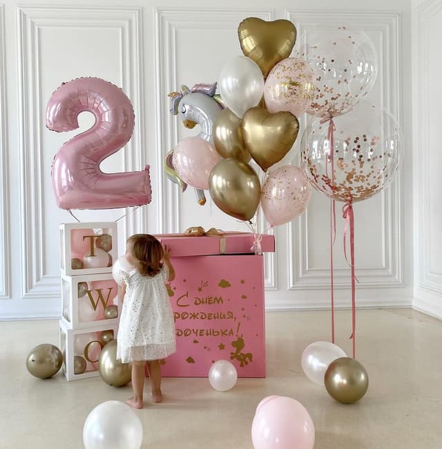 Коробка сюрприз "Розовое волшебство" Коробка сюрприз "Розовое волшебство"