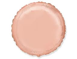 Круги металлик 45 см розовое золото /fm