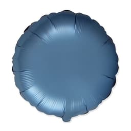 Круги сатин стальной синий / steel blue 45 см