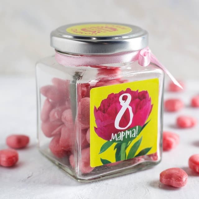 Леденцы «8 Марта», малина, 130 г Леденцы «8 Марта», малина, 130 г